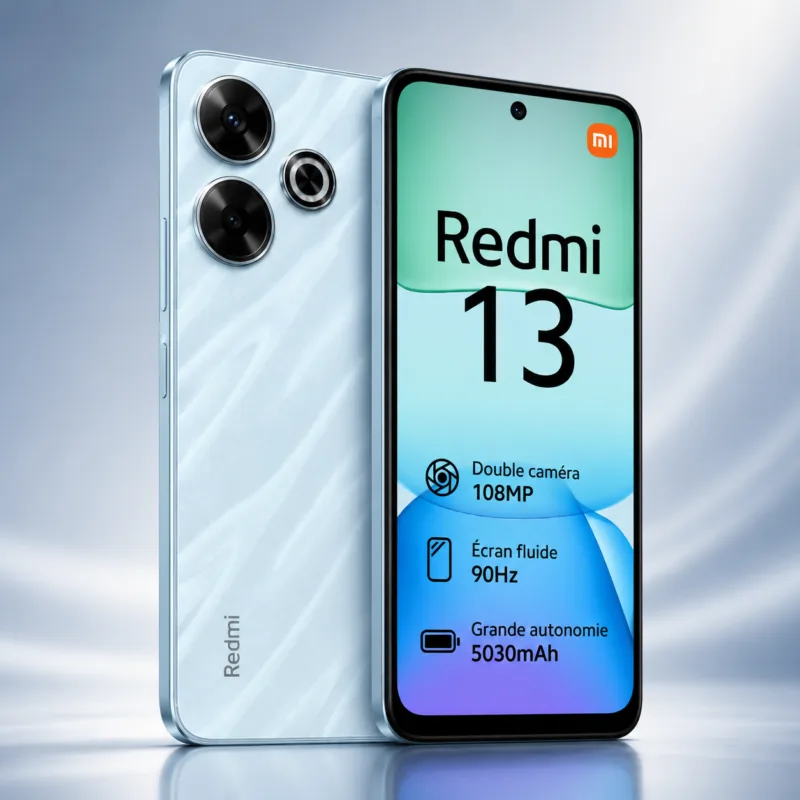 Xiaomi Redmi 13 smartphone in Ocean Blue - Smart Talk Sri Lanka