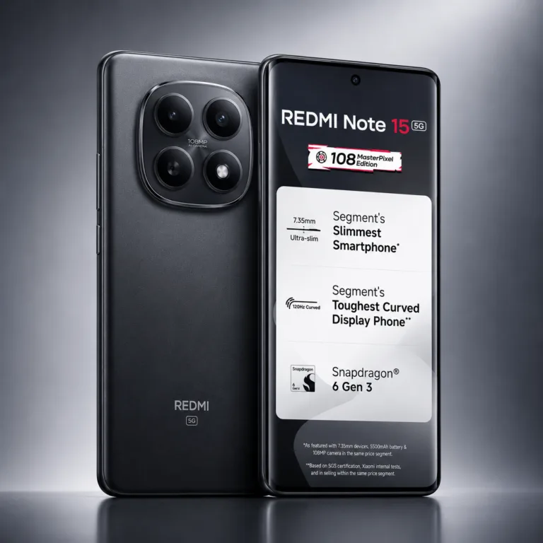 Xiaomi Redmi Note 15 5G smartphone - Smart Talk Sri Lanka