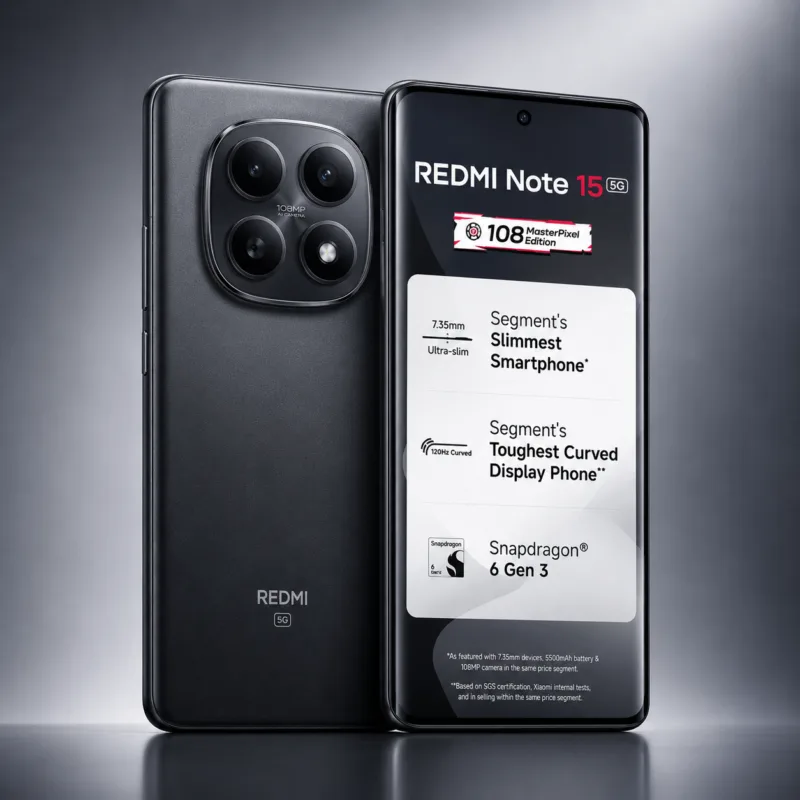 Xiaomi Redmi Note 15 5G smartphone - Smart Talk Sri Lanka