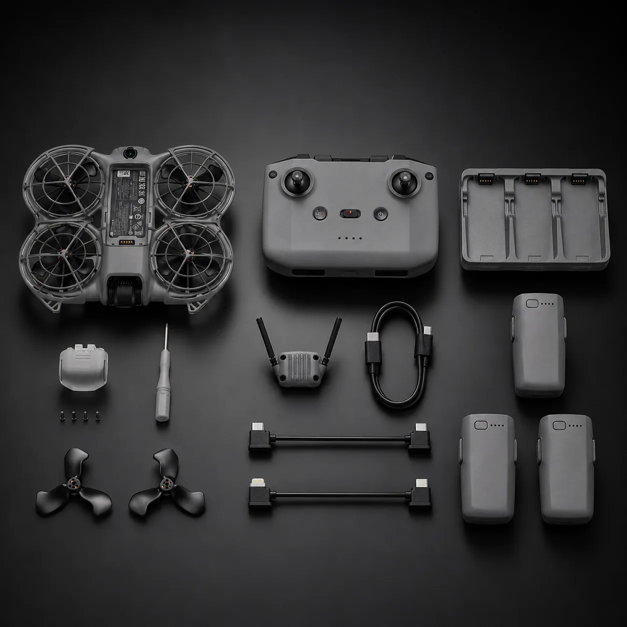 DJI Neo 2 Drone Fly More Combo with RC-N3 Remote DJI Neo 2 Drone Fly More Combo with RC-N3 Remote
