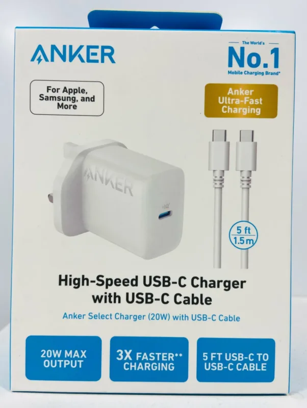 Anker Select Charger 20W USB-C Adapter Sri Lanka